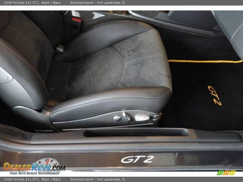 2008 Porsche 911 GT2 Black / Black Photo #23
