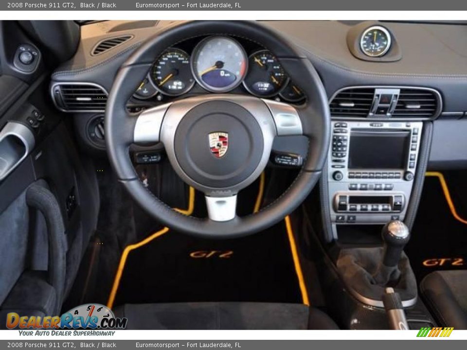 2008 Porsche 911 GT2 Black / Black Photo #26