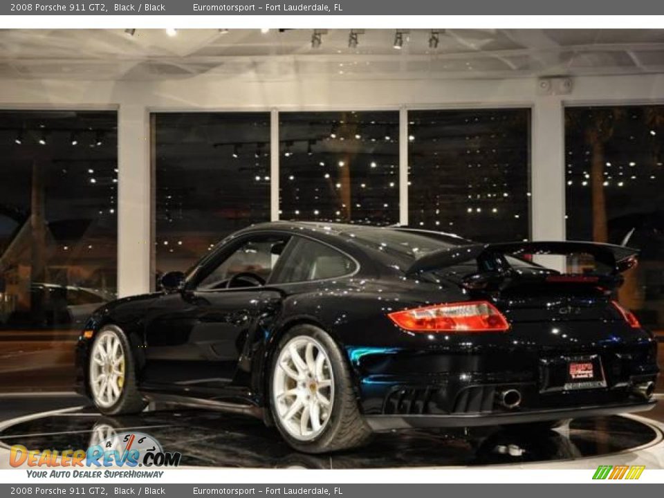 2008 Porsche 911 GT2 Black / Black Photo #29