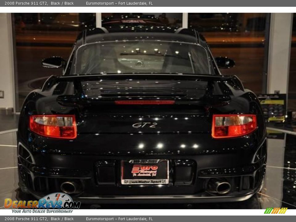 2008 Porsche 911 GT2 Black / Black Photo #32