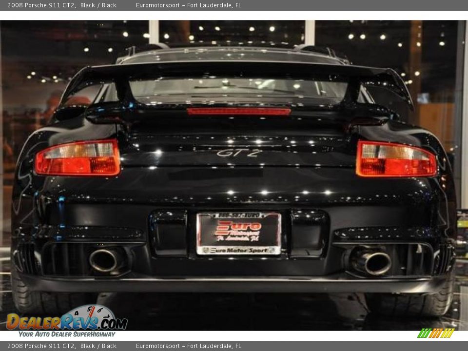 2008 Porsche 911 GT2 Black / Black Photo #33