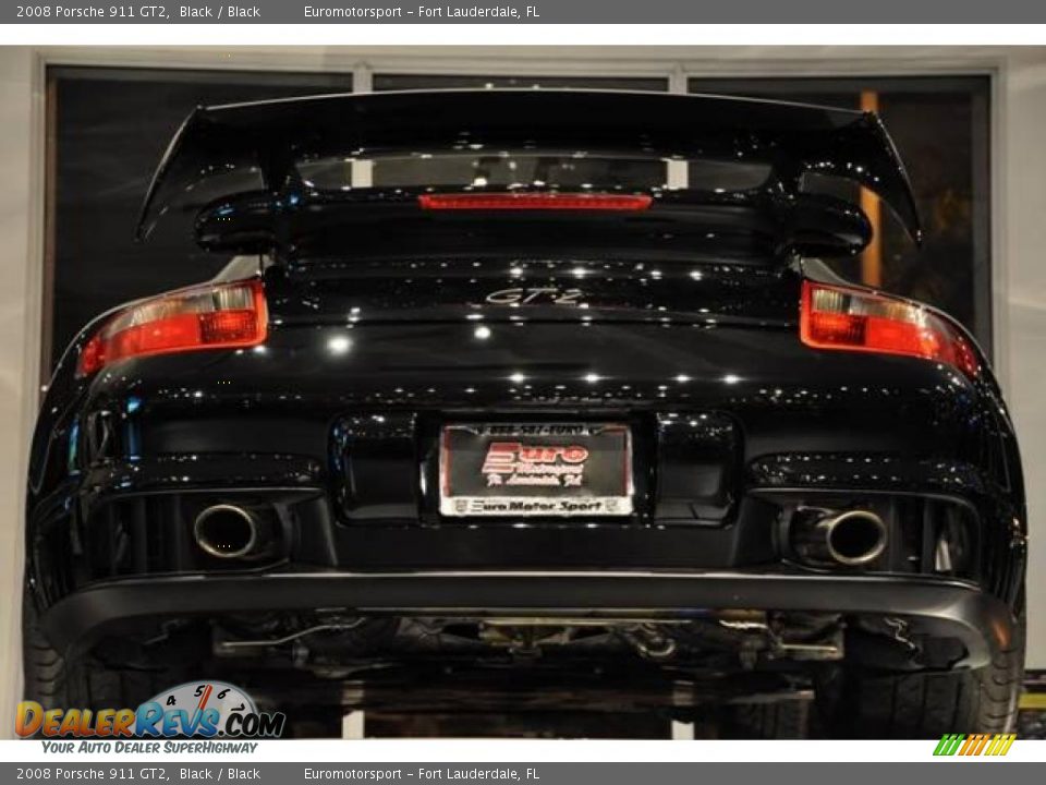 2008 Porsche 911 GT2 Black / Black Photo #34