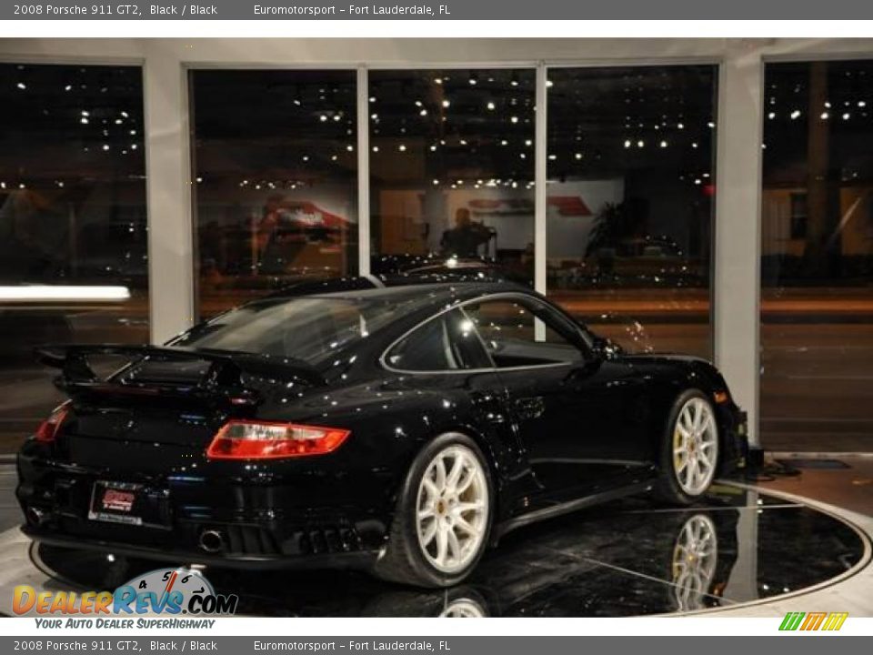 2008 Porsche 911 GT2 Black / Black Photo #36