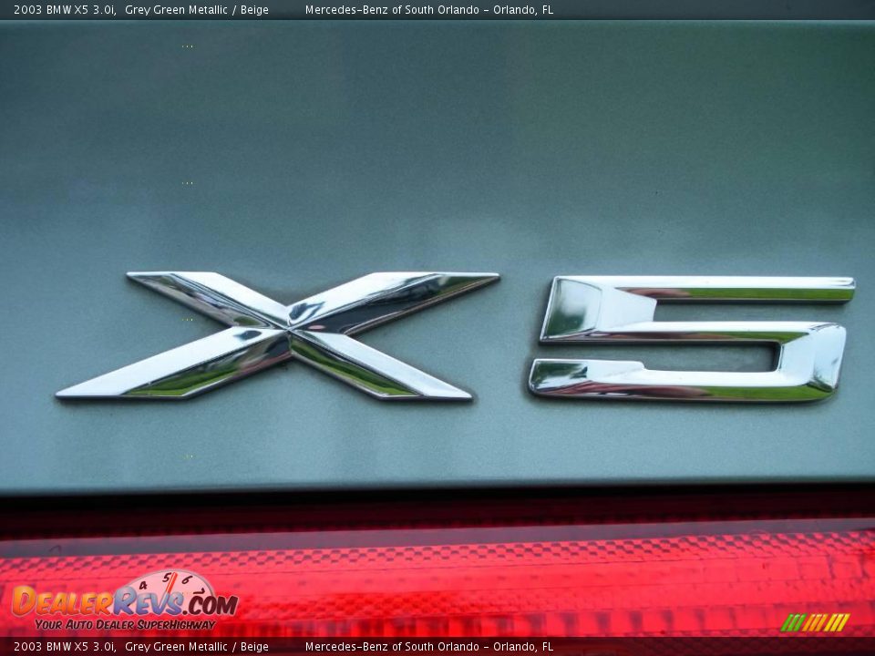 2003 BMW X5 3.0i Grey Green Metallic / Beige Photo #9