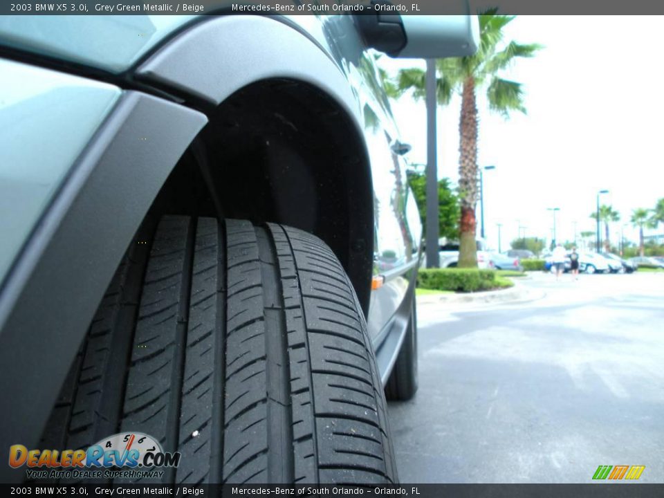 2003 BMW X5 3.0i Grey Green Metallic / Beige Photo #10