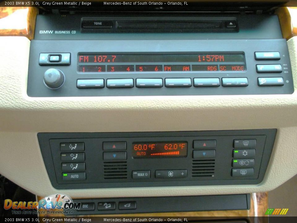2003 BMW X5 3.0i Grey Green Metallic / Beige Photo #21