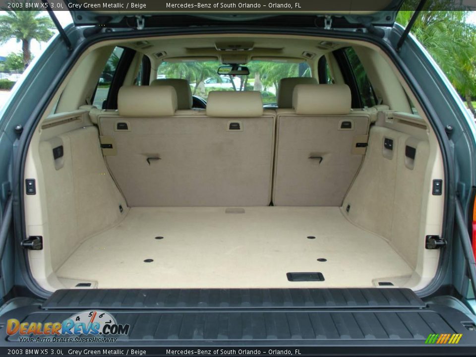 2003 BMW X5 3.0i Grey Green Metallic / Beige Photo #22