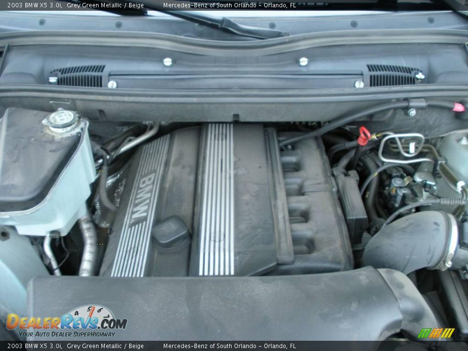 2003 BMW X5 3.0i Grey Green Metallic / Beige Photo #23