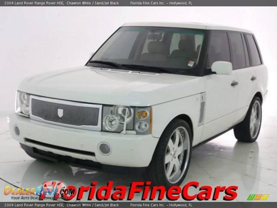 2004 Land Rover Range Rover HSE Chawton White / Sand/Jet Black Photo #1