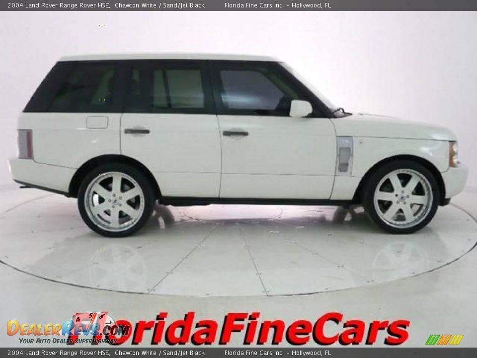 2004 Land Rover Range Rover HSE Chawton White / Sand/Jet Black Photo #4