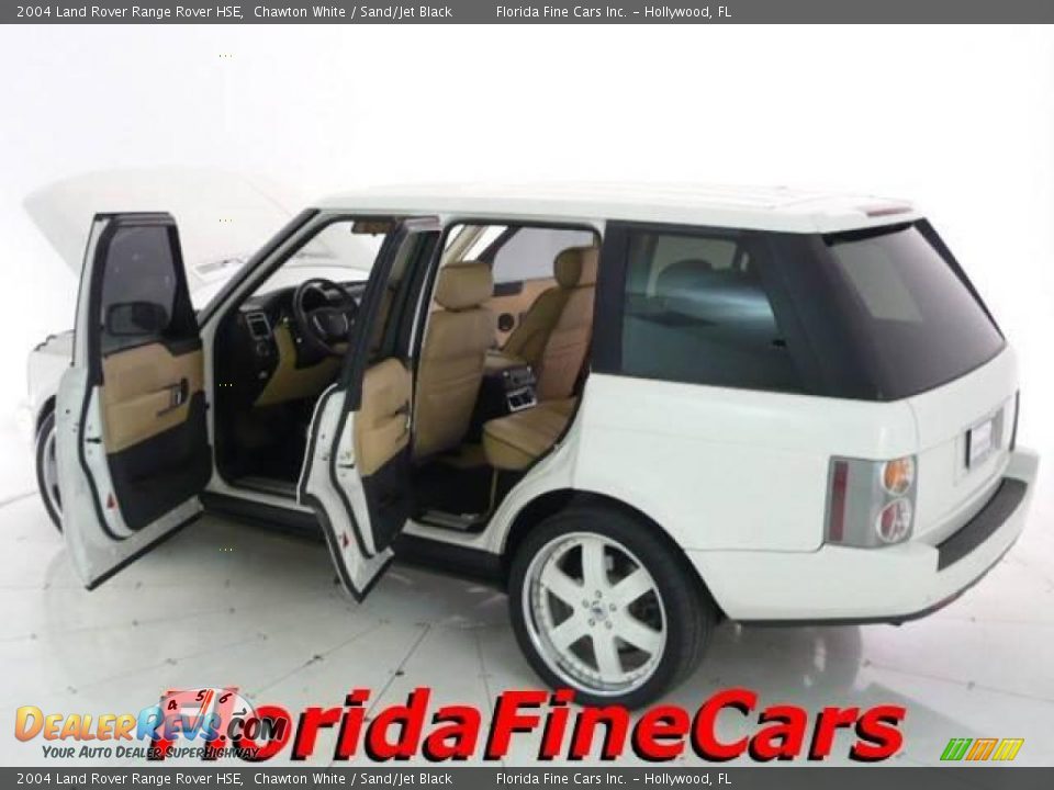 2004 Land Rover Range Rover HSE Chawton White / Sand/Jet Black Photo #8