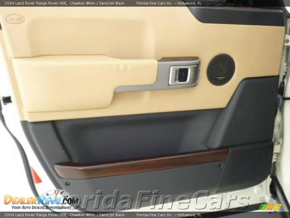 2004 Land Rover Range Rover HSE Chawton White / Sand/Jet Black Photo #14
