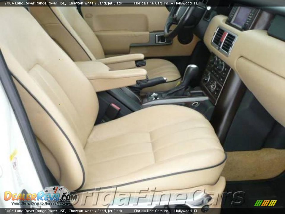 2004 Land Rover Range Rover HSE Chawton White / Sand/Jet Black Photo #16
