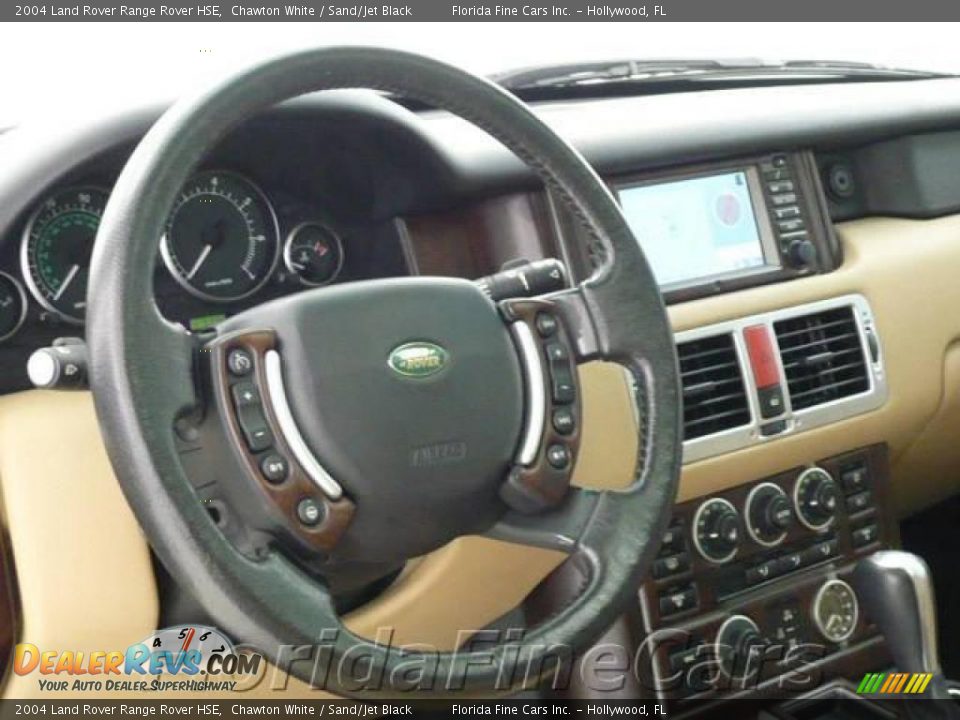 2004 Land Rover Range Rover HSE Chawton White / Sand/Jet Black Photo #21