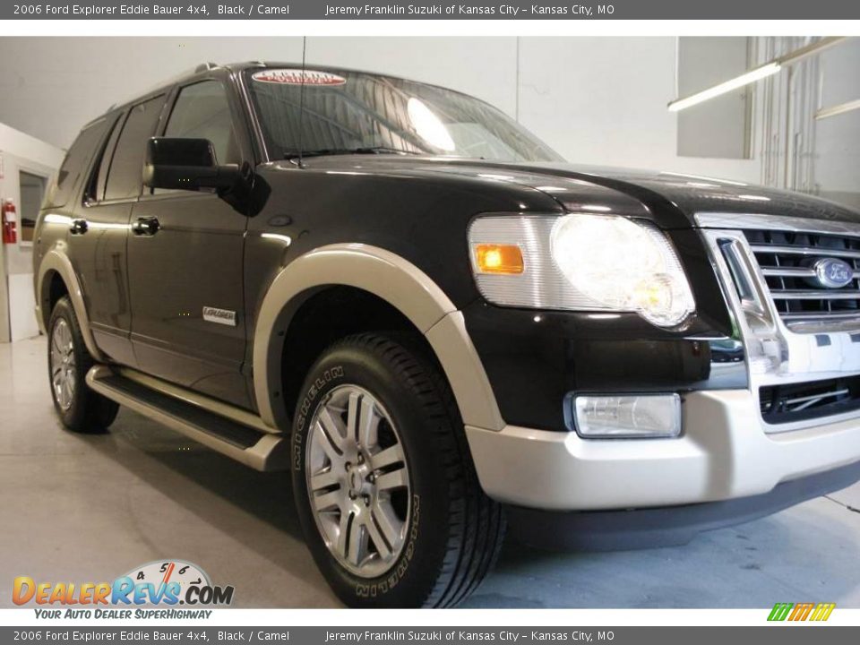 2006 Ford Explorer Eddie Bauer 4x4 Black / Camel Photo #1