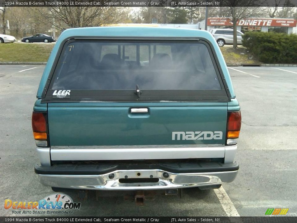 1994 Mazda B-Series Truck B4000 LE Extended Cab Seafoam Green Metallic / Gray Photo #4