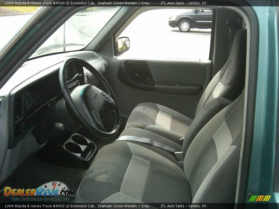 1994 Mazda B-Series Truck B4000 LE Extended Cab Seafoam Green Metallic / Gray Photo #5