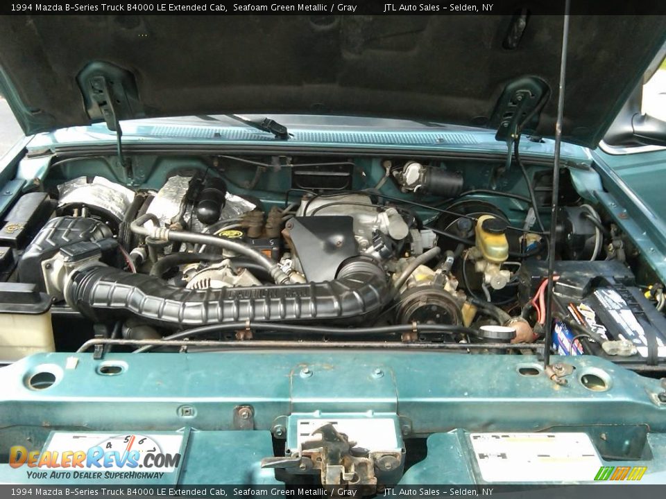 1994 Mazda B-Series Truck B4000 LE Extended Cab Seafoam Green Metallic / Gray Photo #8