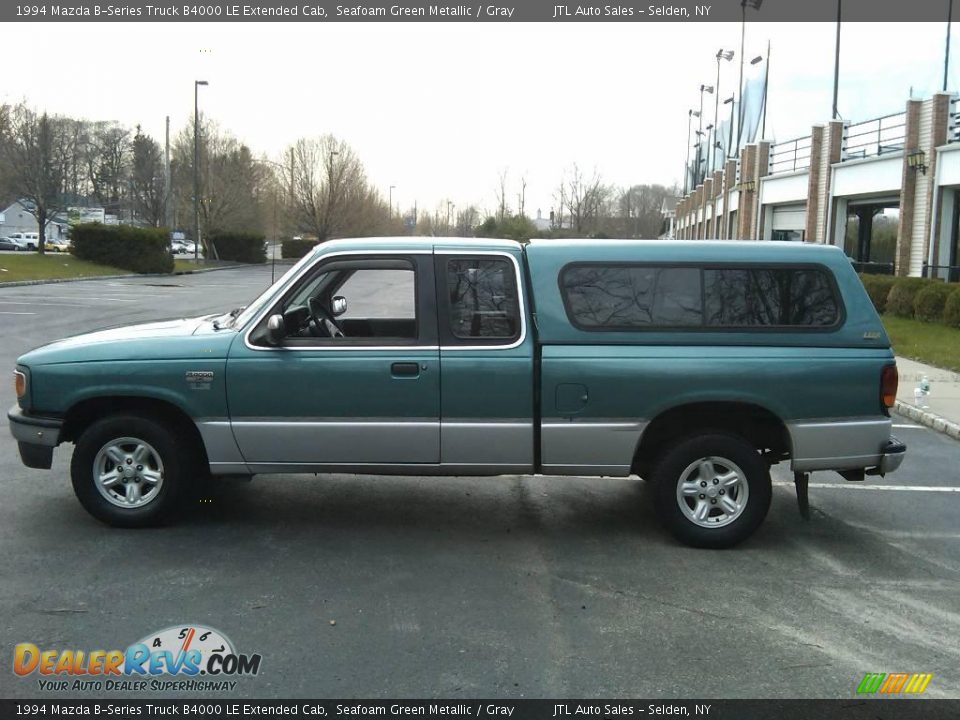 1994 Mazda B-Series Truck B4000 LE Extended Cab Seafoam Green Metallic / Gray Photo #10
