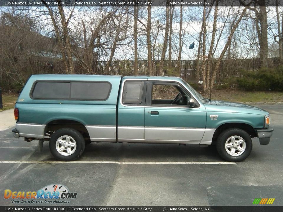 1994 Mazda B-Series Truck B4000 LE Extended Cab Seafoam Green Metallic / Gray Photo #11