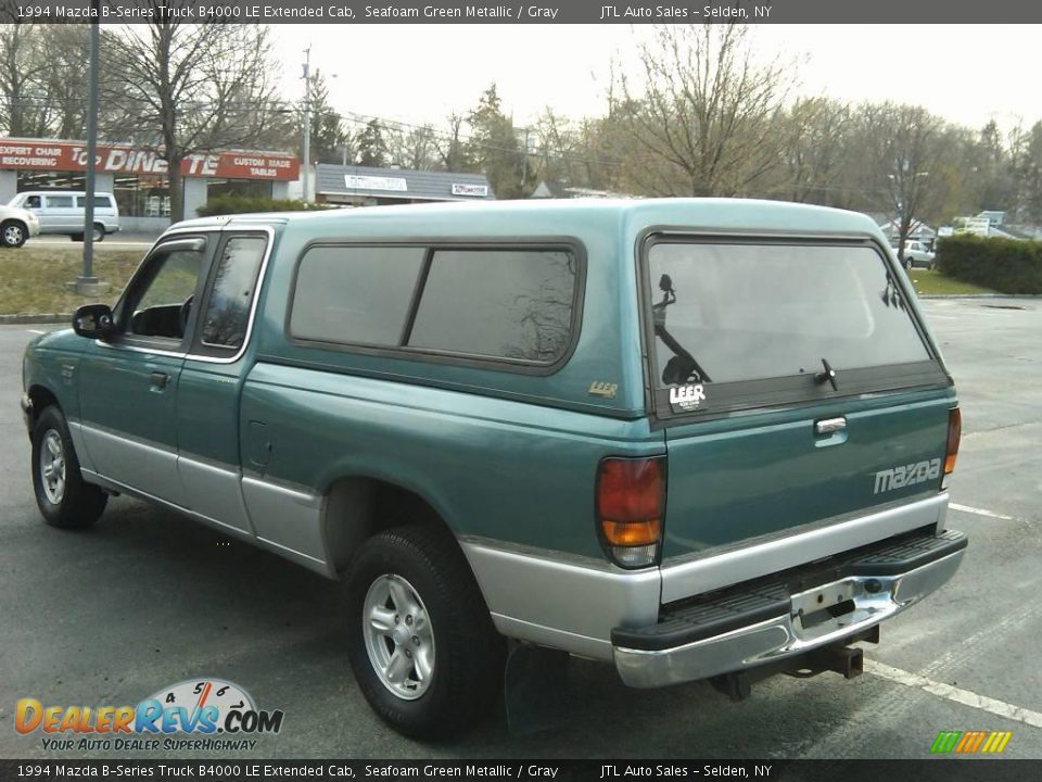 1994 Mazda B-Series Truck B4000 LE Extended Cab Seafoam Green Metallic / Gray Photo #12