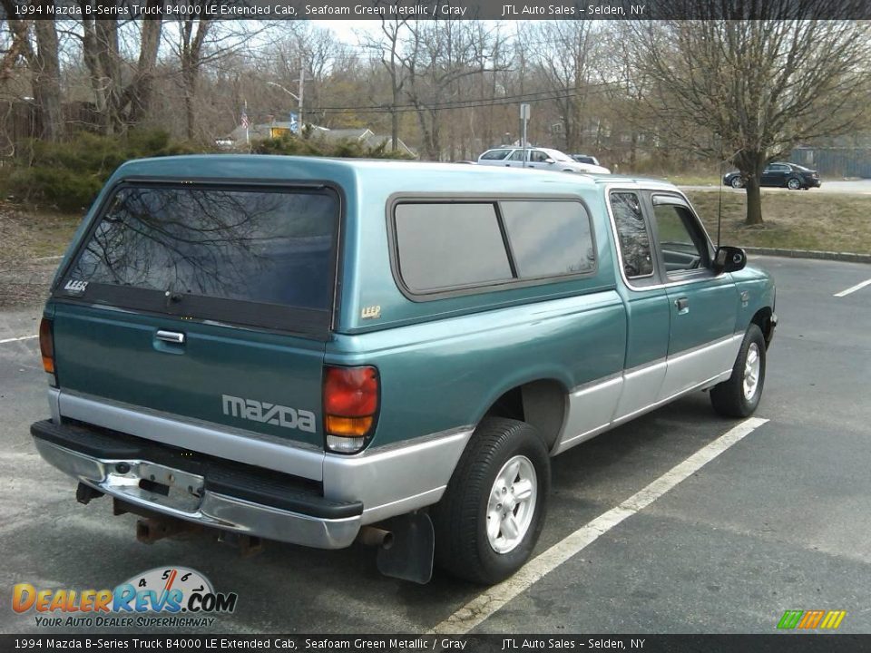 1994 Mazda B-Series Truck B4000 LE Extended Cab Seafoam Green Metallic / Gray Photo #13