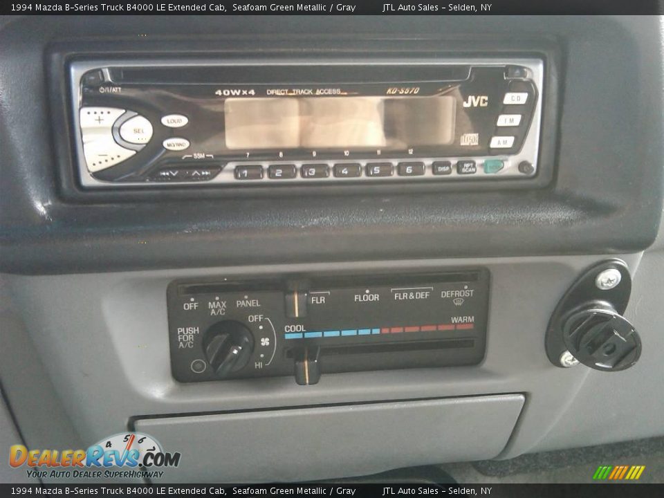 1994 Mazda B-Series Truck B4000 LE Extended Cab Seafoam Green Metallic / Gray Photo #14