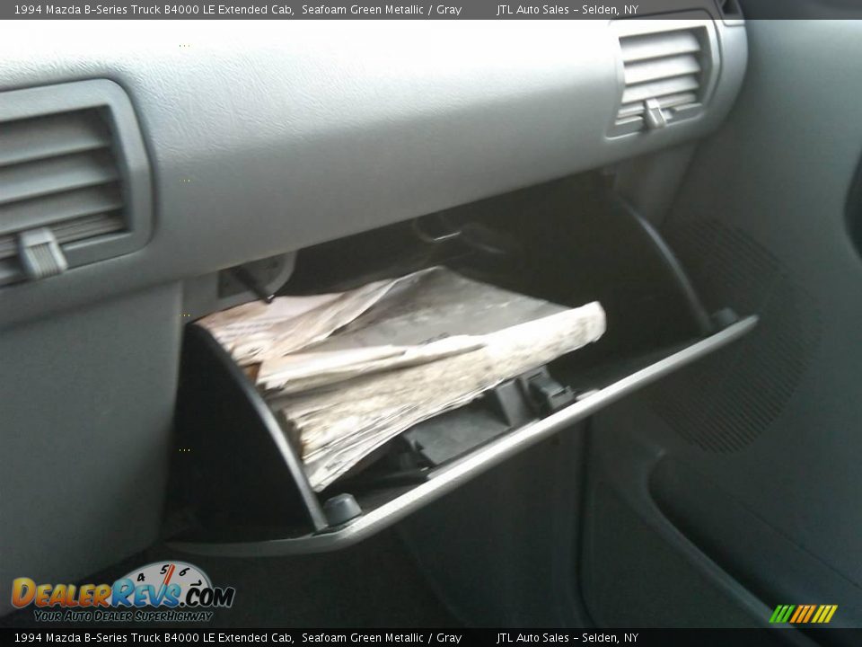 1994 Mazda B-Series Truck B4000 LE Extended Cab Seafoam Green Metallic / Gray Photo #15