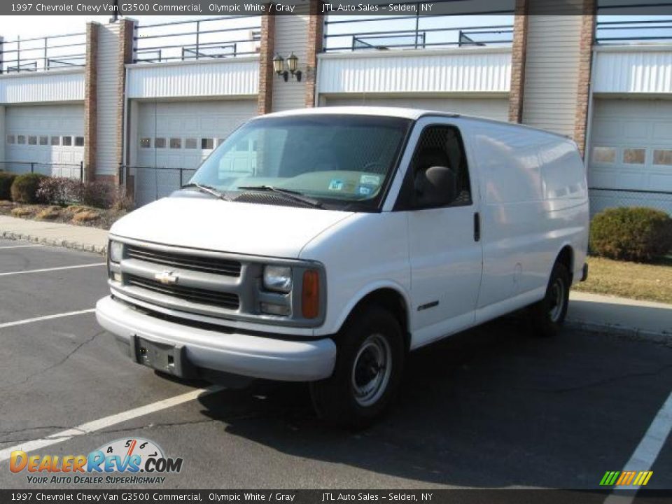 1997 Chevrolet Chevy Van G3500 Commercial Olympic White / Gray Photo #1