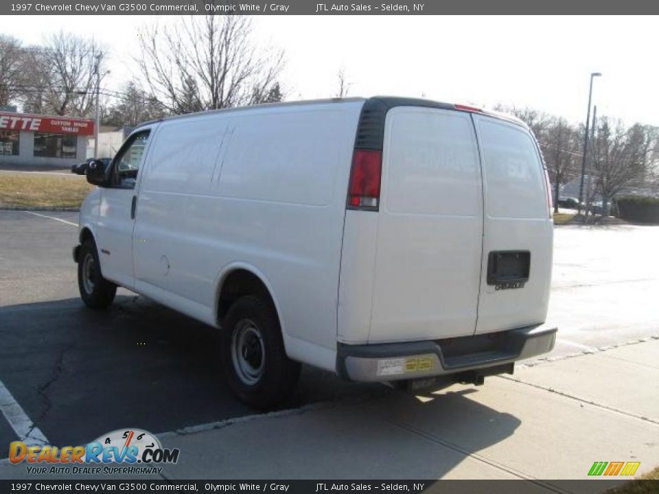 1997 Chevrolet Chevy Van G3500 Commercial Olympic White / Gray Photo #2