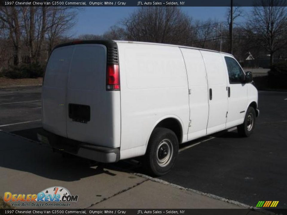 1997 Chevrolet Chevy Van G3500 Commercial Olympic White / Gray Photo #3
