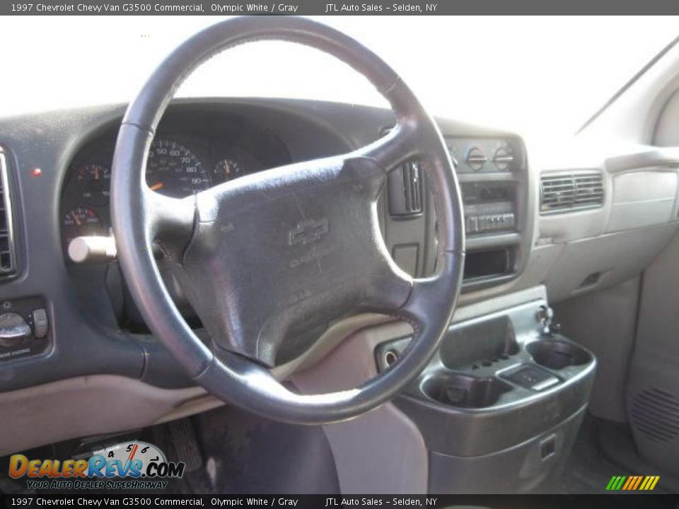 1997 Chevrolet Chevy Van G3500 Commercial Olympic White / Gray Photo #5