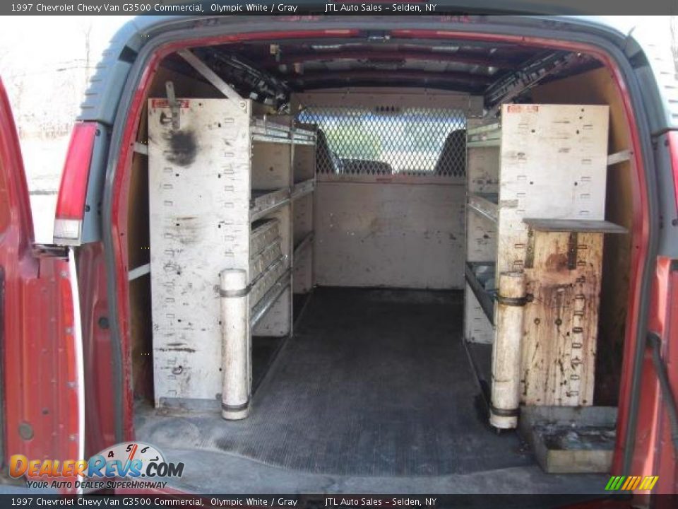 1997 Chevrolet Chevy Van G3500 Commercial Olympic White / Gray Photo #8
