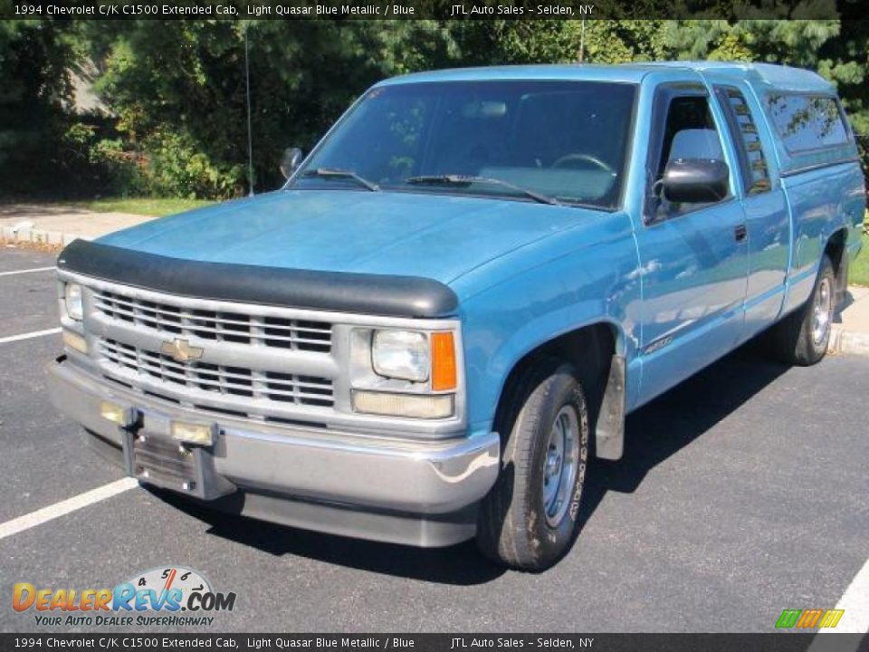 1994 Chevrolet C/K C1500 Extended Cab Light Quasar Blue Metallic / Blue Photo #1