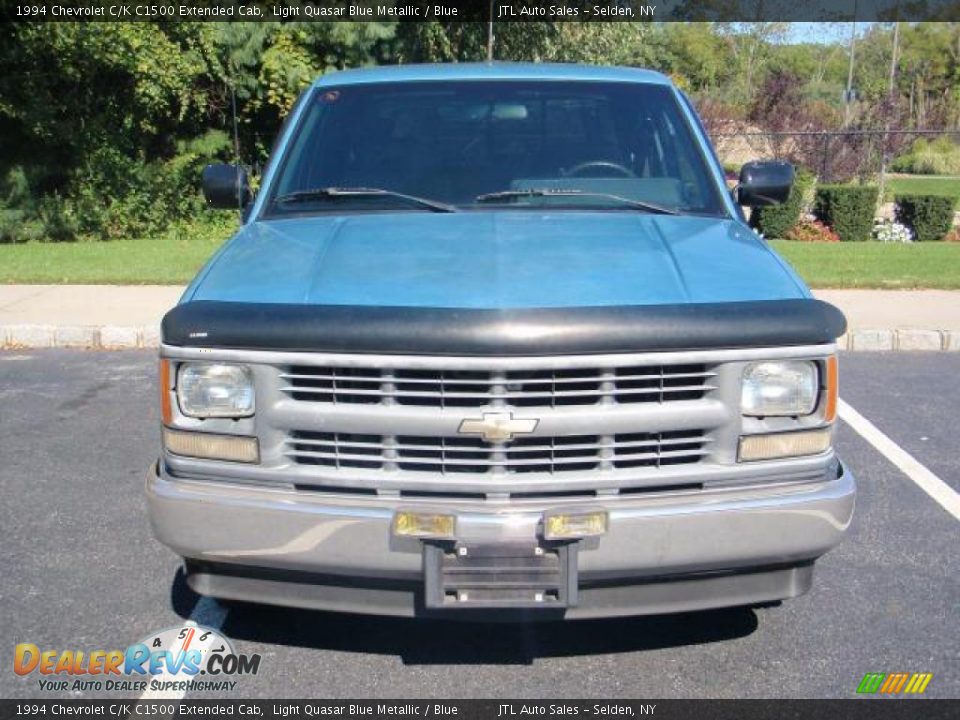 1994 Chevrolet C/K C1500 Extended Cab Light Quasar Blue Metallic / Blue Photo #2