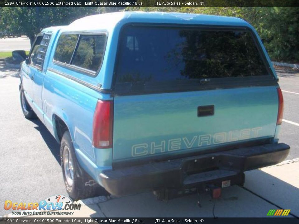 1994 Chevrolet C/K C1500 Extended Cab Light Quasar Blue Metallic / Blue Photo #5