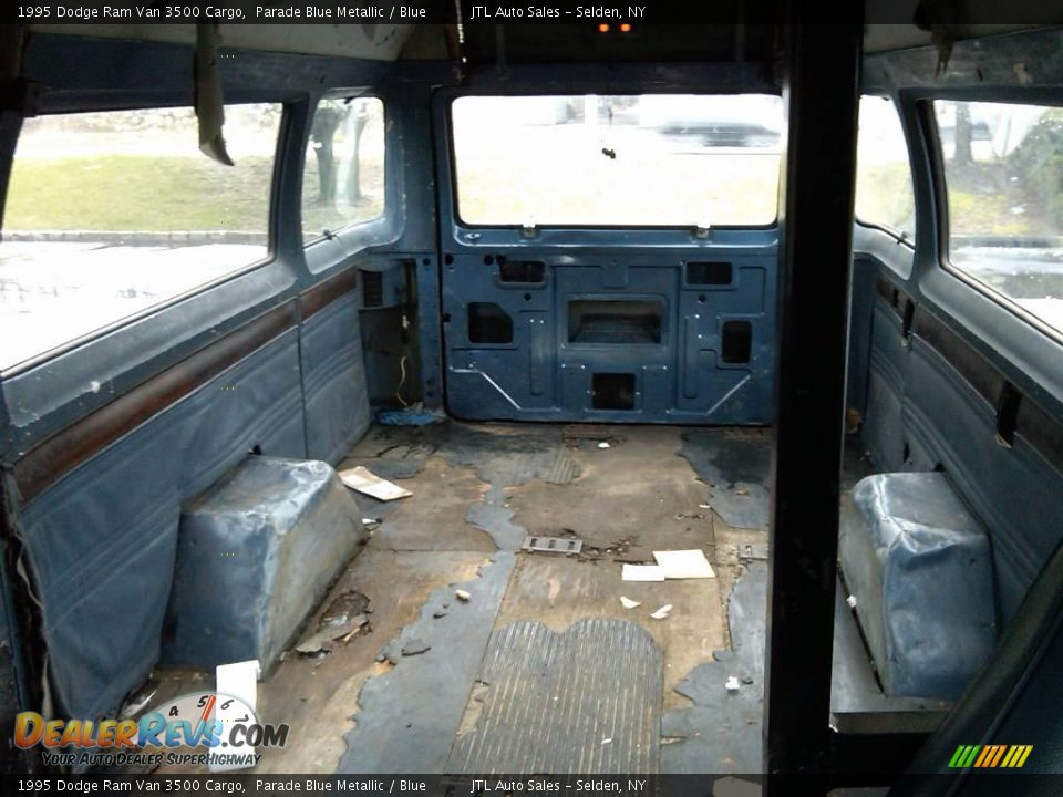 1995 Dodge Ram Van 3500 Cargo Parade Blue Metallic / Blue Photo #6