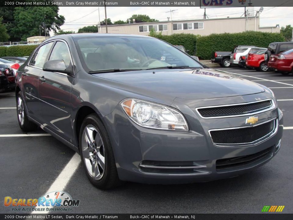 2009 Chevrolet Malibu LT Sedan Dark Gray Metallic / Titanium Photo #3