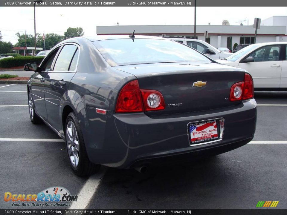 2009 Chevrolet Malibu LT Sedan Dark Gray Metallic / Titanium Photo #6