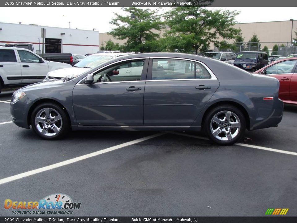 2009 Chevrolet Malibu LT Sedan Dark Gray Metallic / Titanium Photo #7