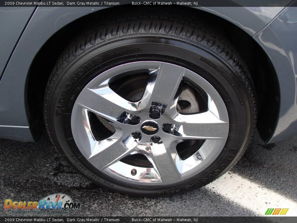 2009 Chevrolet Malibu LT Sedan Dark Gray Metallic / Titanium Photo #8