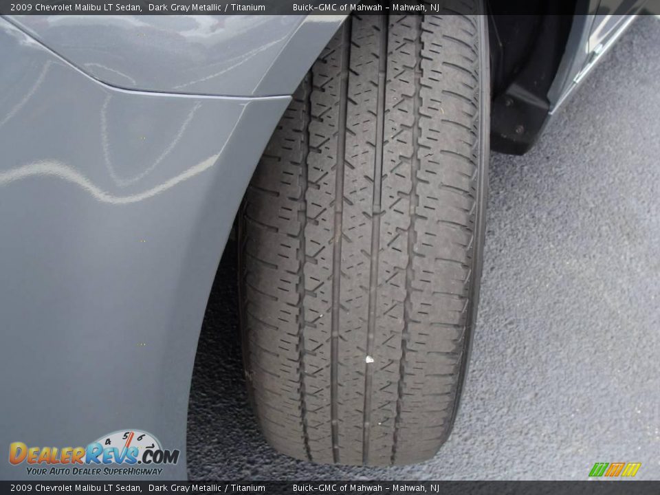 2009 Chevrolet Malibu LT Sedan Dark Gray Metallic / Titanium Photo #9