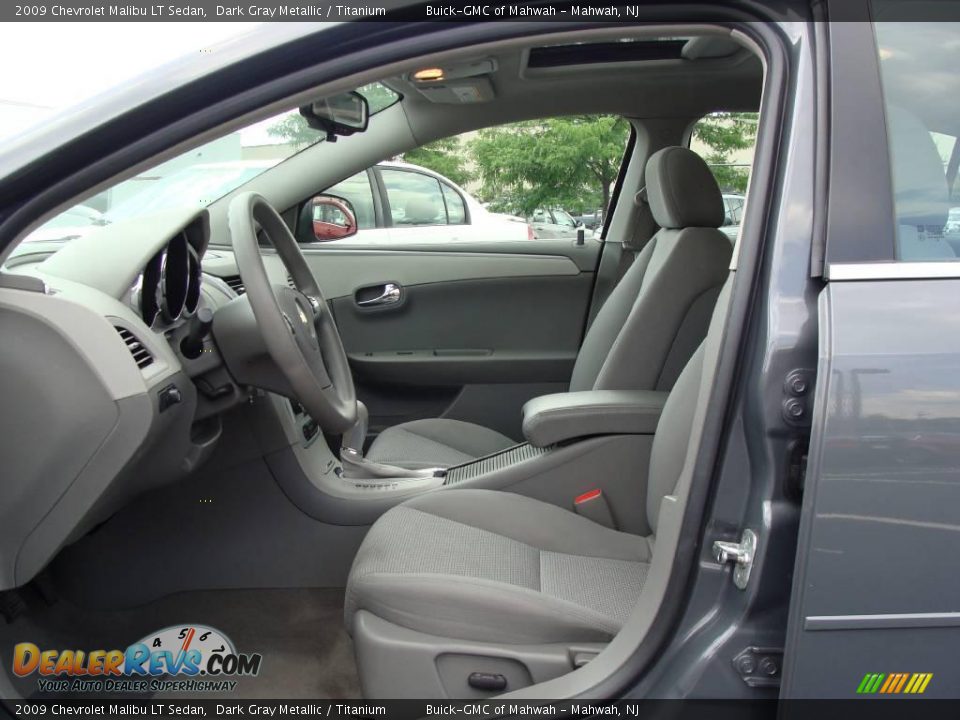 2009 Chevrolet Malibu LT Sedan Dark Gray Metallic / Titanium Photo #11