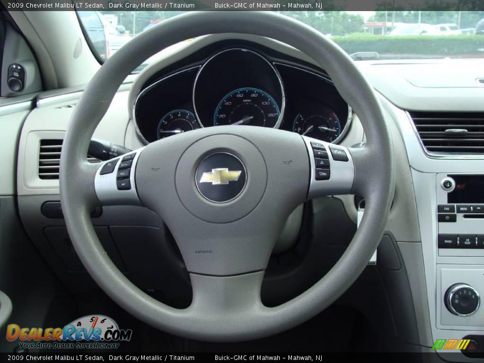 2009 Chevrolet Malibu LT Sedan Dark Gray Metallic / Titanium Photo #18