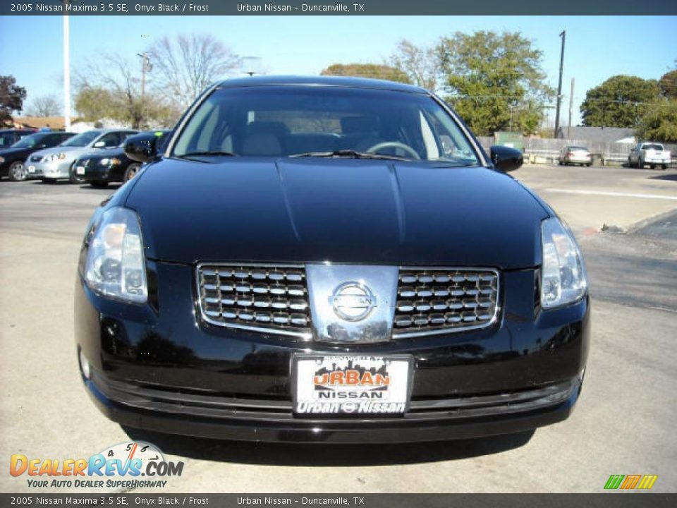 2005 Nissan Maxima 3.5 SE Onyx Black / Frost Photo #2