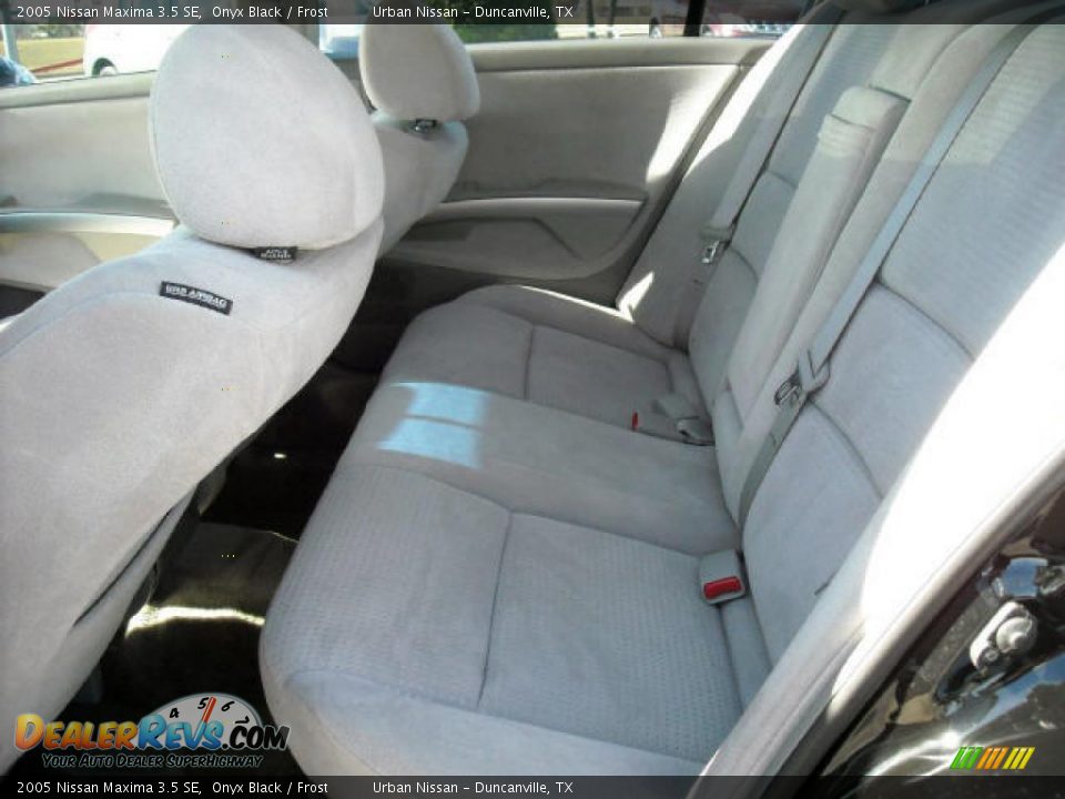 2005 Nissan Maxima 3.5 SE Onyx Black / Frost Photo #8