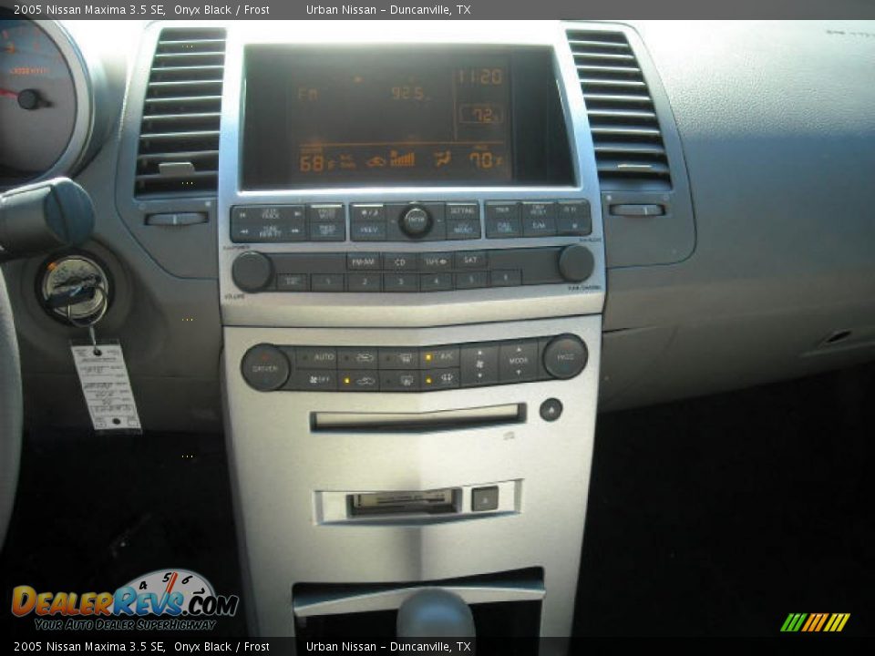 2005 Nissan Maxima 3.5 SE Onyx Black / Frost Photo #11