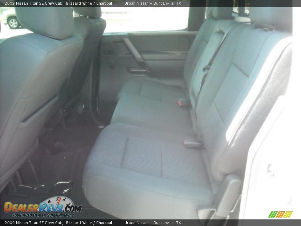 2009 Nissan Titan SE Crew Cab Blizzard White / Charcoal Photo #8