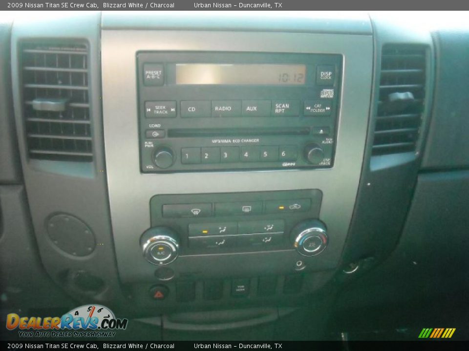 2009 Nissan Titan SE Crew Cab Blizzard White / Charcoal Photo #11