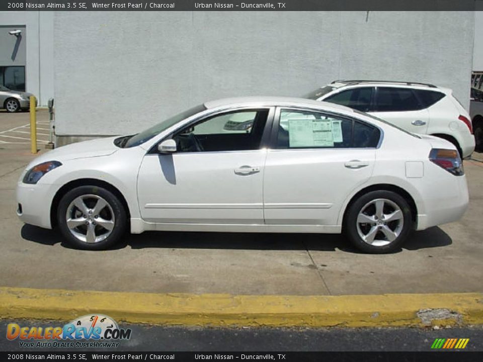 2008 Nissan Altima 3.5 SE Winter Frost Pearl / Charcoal Photo #1